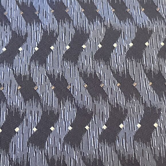 Vintage Linea Uomo Blue Hand Made 100% Silk Men’s Neck Tie Made In Italy - Picture 9 of 9